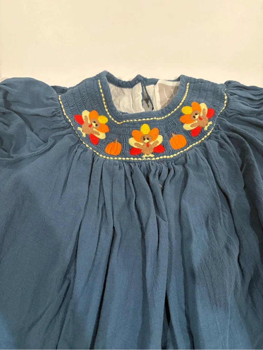 Smocked Turkey Dress // 4T